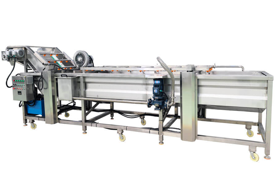 Industrial Air Bubble Potato Chips Washing & Starch Rinsing Machine