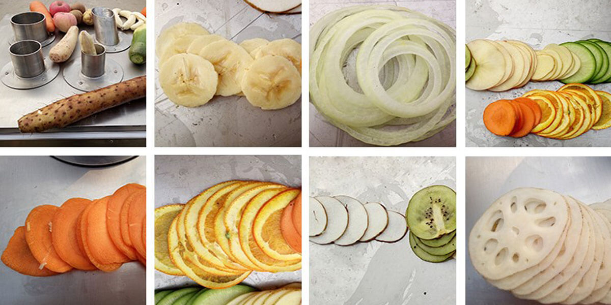 Multi-Tube Industrial Vegetable Slicing Machine Applications