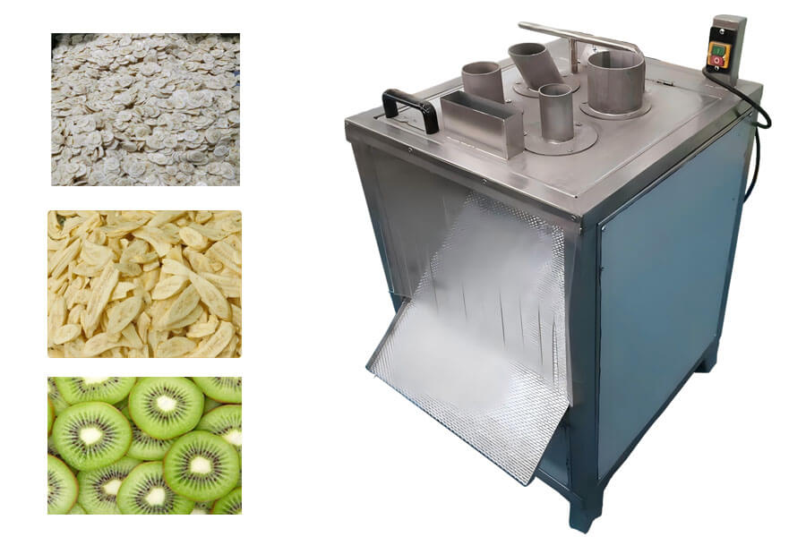 Multi-Tube Directional Banana Slicing Machine Vegetable Fruit Slicer