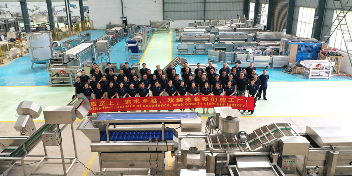Our Potato Chips Machines Factory Show French Fries Machines Showroom