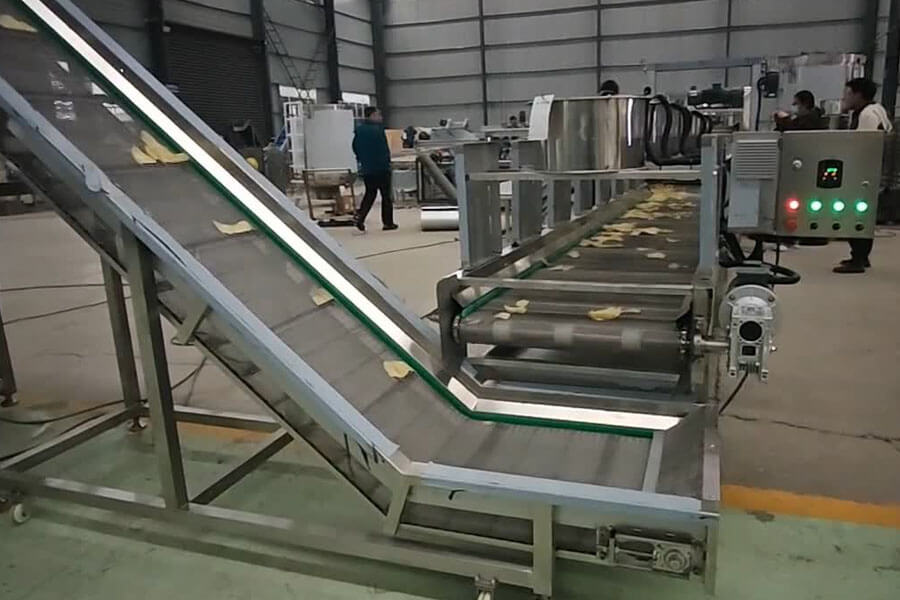 Potato Chips Air Drying Machine for Deoiling