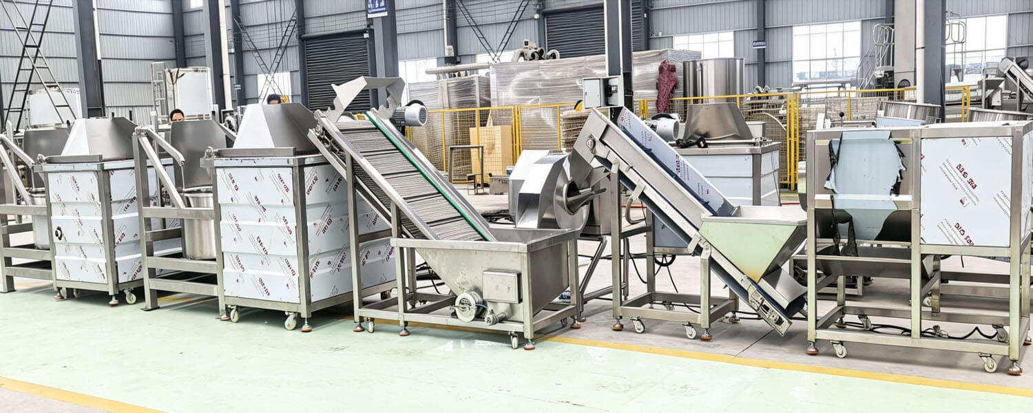 300kg/h Semi-automatic Frozen French Fries Production Lines