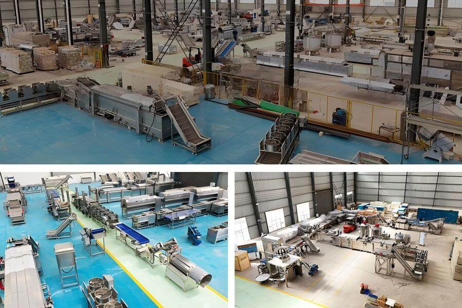 Our Potato Chips Machine Factory and Showroom Customizable Potato Chips Production Line